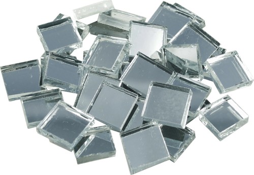 Spiegel mosaik silber - x, 10