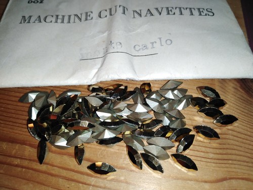100 stück spiegel navettes - stück,