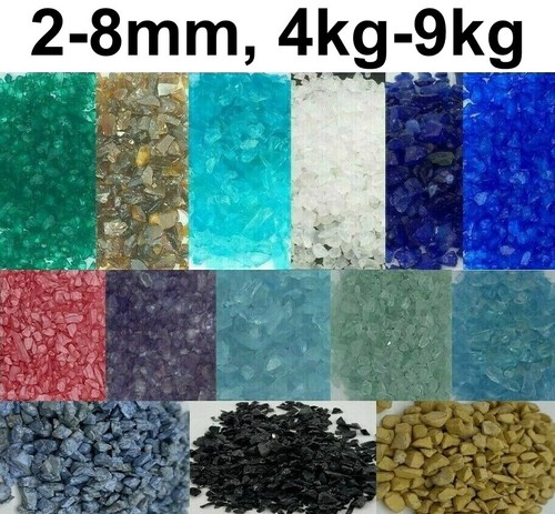 9kg glasgranulat blauviolett - glasgranulat,